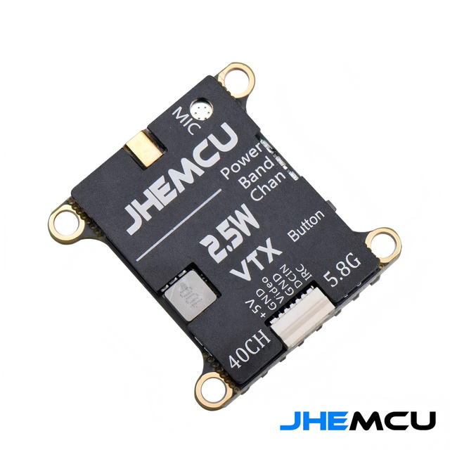 JHEMCU 2.5W VTX 5.8G 40Ch Ayarlanabilir FPV Verici 