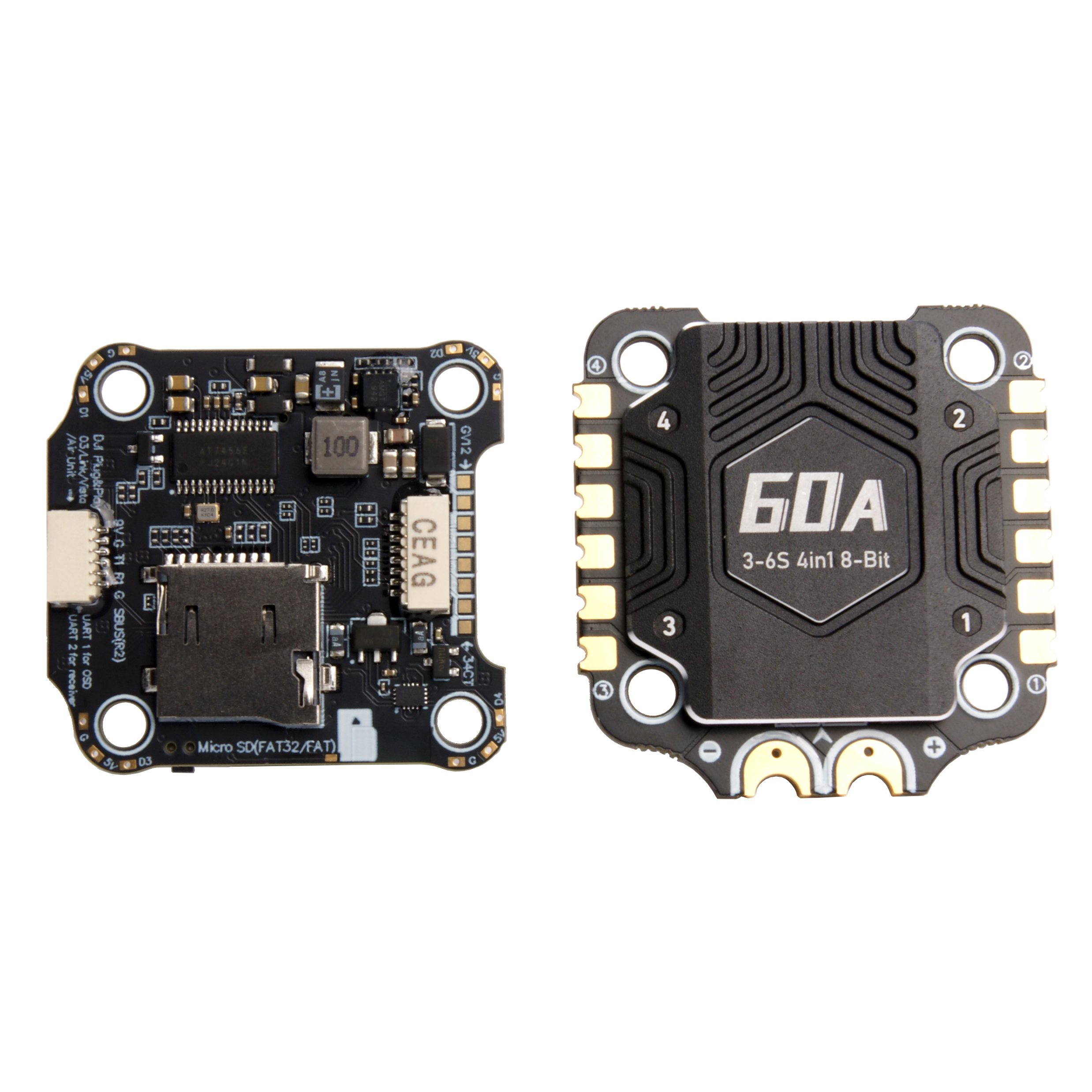 F405 V4 60A FC ESC Flight Controller Stack for Drone Fpv